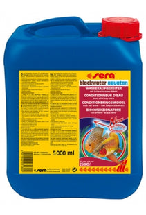 Sera Blackwater Aquatan 5l - Wasserpflege für Aquarien mit schwarzwasserbedürftigen Fischen