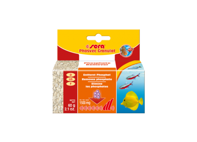 Sera Phosvec Granulat 60 g zur effektiven Phosphatentfernung in Aquarien