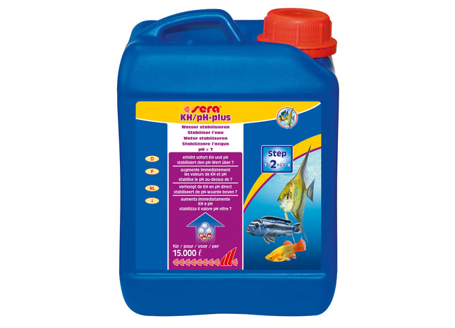 Sera KH/PH-Plus zur Anhebung des Karbonathärte- und pH-Wertes im Aquarium