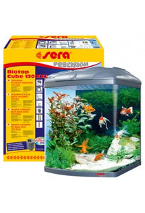 Sera Biotop Cube XXL130 mit Schuco - Hochwertiges Aquarium für ein artgerechtes Zuhause für Fische