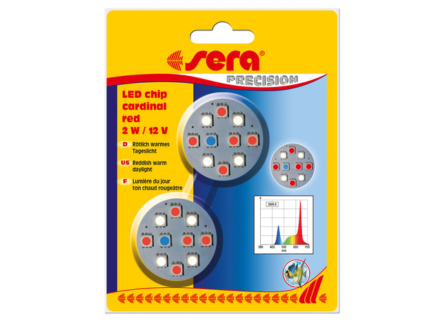 Sera LED Chip cardinal red 2 W/12 V - hochwertige Beleuchtung für Aquarien