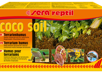 Sera Reptil Coco Soil Terrarienhumus für Poly 8 L - hochwertiges Substrat für Reptilienterrarien