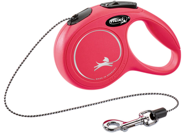 Trixie Flexi New CLASSIC - Seil-Leine rot XS 3m
