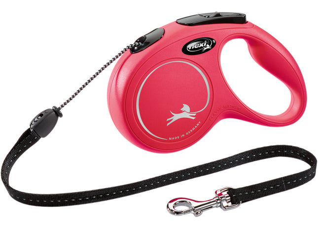 Trixie Flexi New CLASSIC - Seil-Leine rot XS 3m