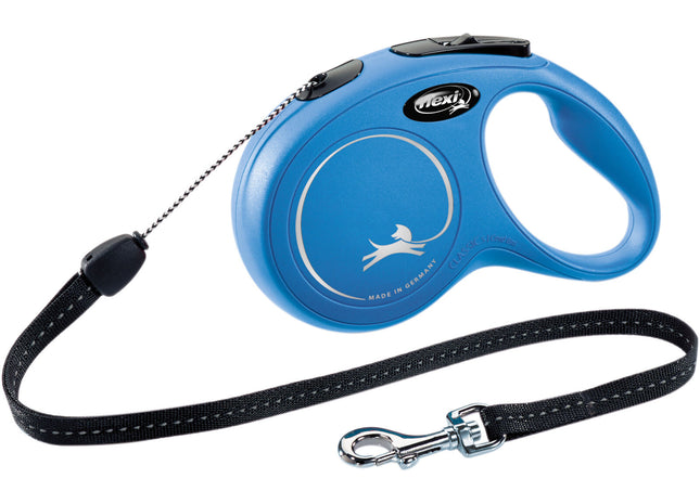 Trixie Flexi New CLASSIC - blaue Seil-Leine Grösse S