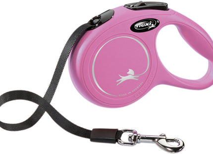 Trixie Flexi New CLASSIC - Gurtleine, pink, XS 3m