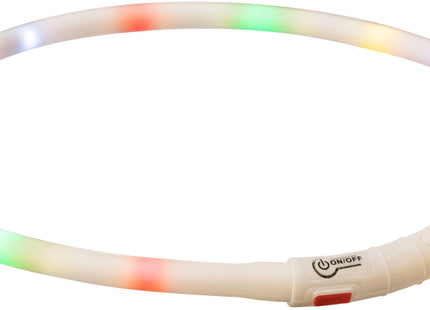 Bunter USB-Leuchtring für Hunde von Trixie