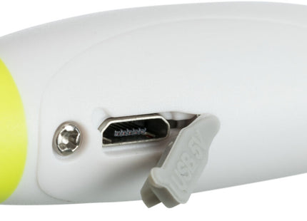 Leuchtender grüner USB-Halsring für Hunde von Trixie