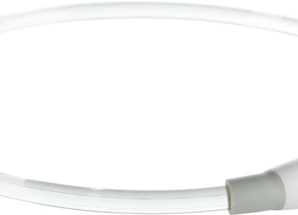 Leuchtender USB-Multicolor-Ring von Trixie für sicheres Gassi gehen