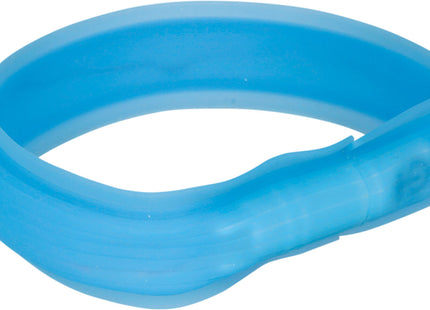 Blauer USB-Flash-Leuchtband von Trixie - für sicheres Gassi gehen bei Nacht