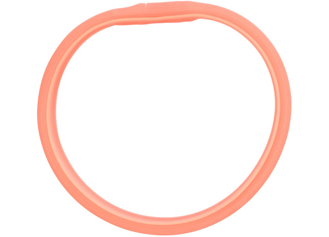 Leuchtendes USB-Laufband für Hunde in Koralle aus flexiblem Silikon