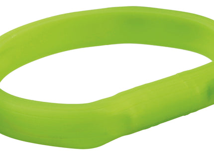 Grünes USB-LED-Leuchtband von Trixie für sicheres Gassigehen bei Nacht