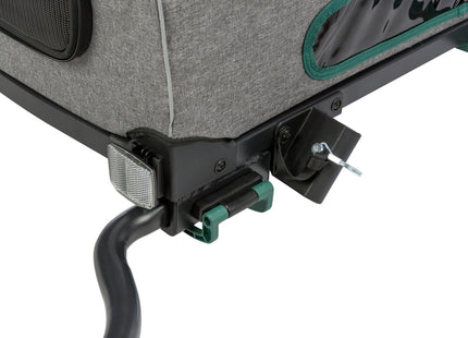 Praktischer Fahrradanhänger von Trixie in Grau für entspannte Ausflüge mit Ihrem Vierbeiner