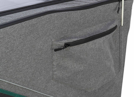 Praktischer Fahrradanhänger von Trixie in Grau für entspannte Ausflüge mit Ihrem Vierbeiner