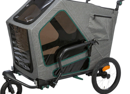 Umbausatz für Fahrradanhänger von Trixie in Grau - für sportliche Ausflüge mit Ihrem Vierbeiner