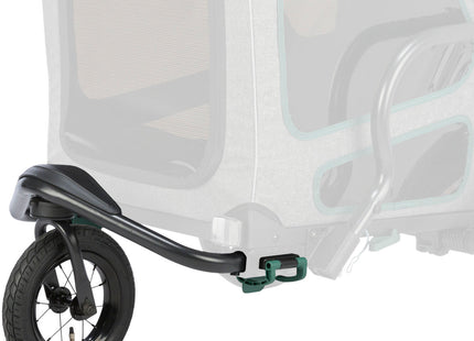 Umbausatz für Fahrradanhänger von Trixie in Grau - für sportliche Ausflüge mit Ihrem Vierbeiner