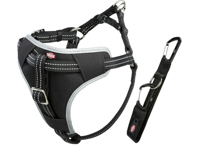 Sicherheitsgeschirr für Hunde in Schwarz von Trixie