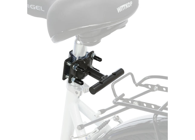 Sattelstangen-Halterung für Biker-Set in T-Form, Graphit