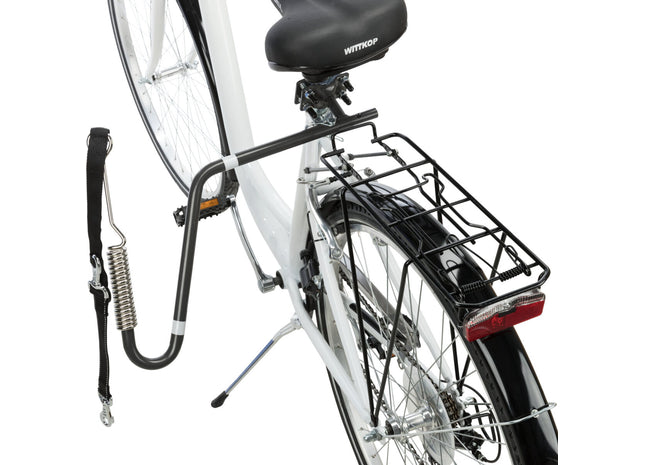 Praktisches Biker-Set in Graphit, Grösse XL, von Trixie für entspannte Ausflüge mit Ihrem Hund