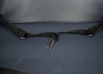 Praktische graue Frontbox für Fahrräder von Trixie