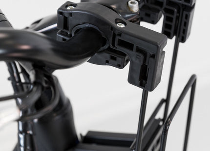 Fahrrad-Frontbox von Trixie in Schwarzgrau für unterwegs