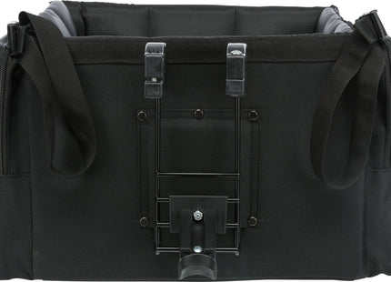 Fahrrad-Frontbox von Trixie in Schwarzgrau für unterwegs