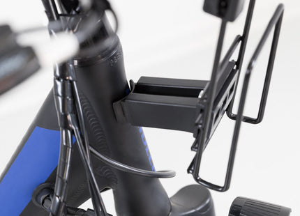 Fahrrad-Frontbox von Trixie in Schwarzgrau für unterwegs