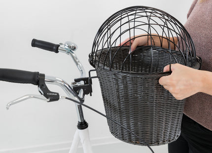 Stylischer Front-Fahrradkorb in Anthrazit von Trixie