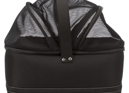 Schwarzer Fahrradkorb von Trixie für die Vorderseite deines Fahrrads