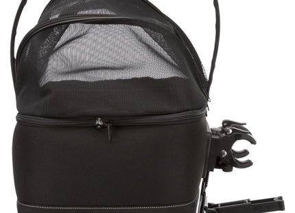 Schwarzer Fahrradkorb von Trixie für die Vorderseite deines Fahrrads