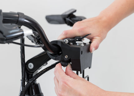 Schwarzer Fahrradkorb von Trixie für die Vorderseite deines Fahrrads