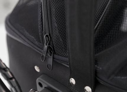 Schwarzer Fahrradkorb von Trixie für die Vorderseite deines Fahrrads