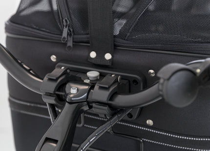Schwarzer Fahrradkorb von Trixie für die Vorderseite deines Fahrrads