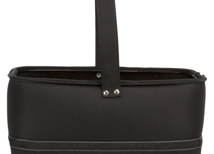 Schwarzer Fahrradkorb von Trixie für die Vorderseite deines Fahrrads