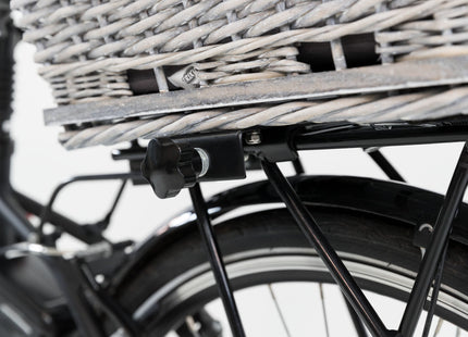 Fahrradkorb aus Weidemetall mit Gitter für Gepäckträger von Trixie