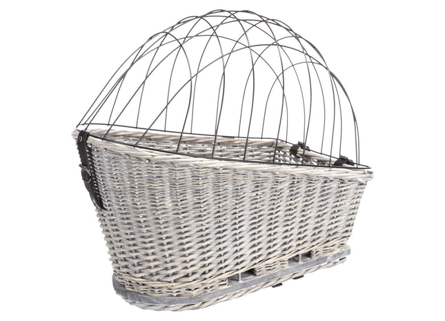 Fahrradkorb aus Weidemetall mit Gitter für Gepäckträger von Trixie