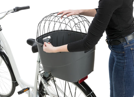 Trixie Fahrradkorb für Gepäckträger aus Kunststoff und Metall