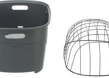 Trixie Fahrradkorb für Gepäckträger aus Kunststoff und Metall