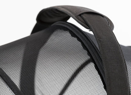 Praktische schwarze Fahrradtasche von Trixie für unterwegs