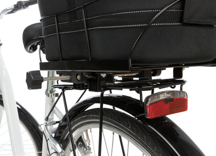 Praktische schwarze Fahrradtasche von Trixie für unterwegs