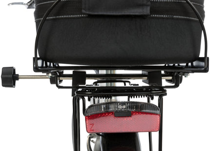 Praktische schwarze Fahrradtasche von Trixie für unterwegs