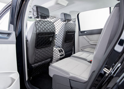 Sicherheitsnetz für Autositz - schwarz, 1x1m, Nylon