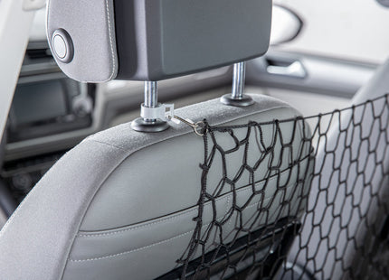 Sicherheitsnetz für Autositz - schwarz, 1x1m, Nylon