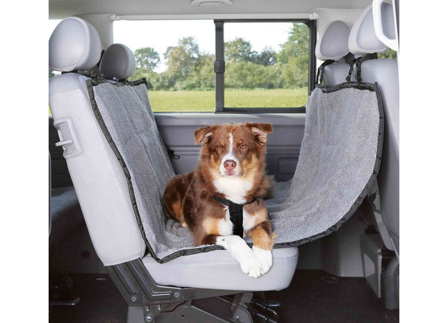 Schützende Auto-Schondecke in Grau-Schwarz von Trixie