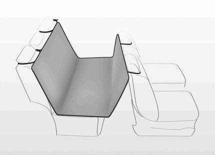 Schützende Auto-Schondecke in Grau-Schwarz von Trixie