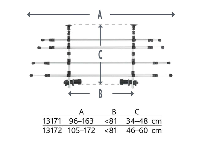 Schützendes Auto-Schutzgitter in Silber-Schwarz von Trixie