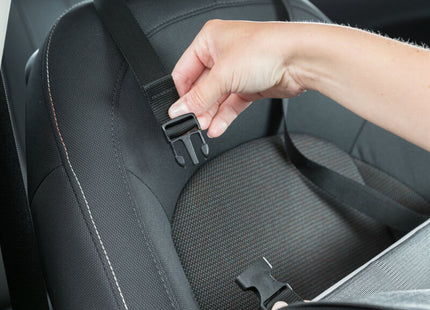 Bequemer Auto-Sitz für Haustiere in Grau-Schwarz