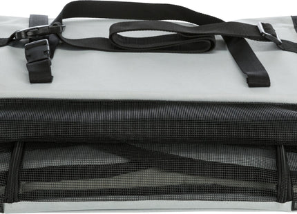 Bequemer Auto-Sitz für Haustiere in Grau-Schwarz