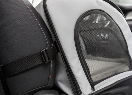 Bequemer Auto-Sitz für Haustiere in Grau-Schwarz