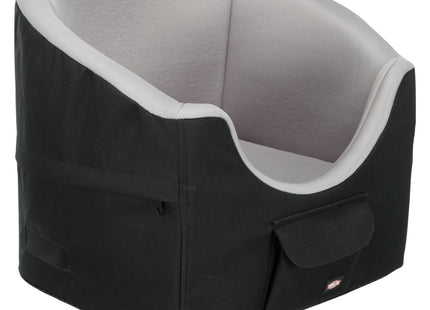 Bequemer Trixie Autositz in Schwarzgrau für unterwegs